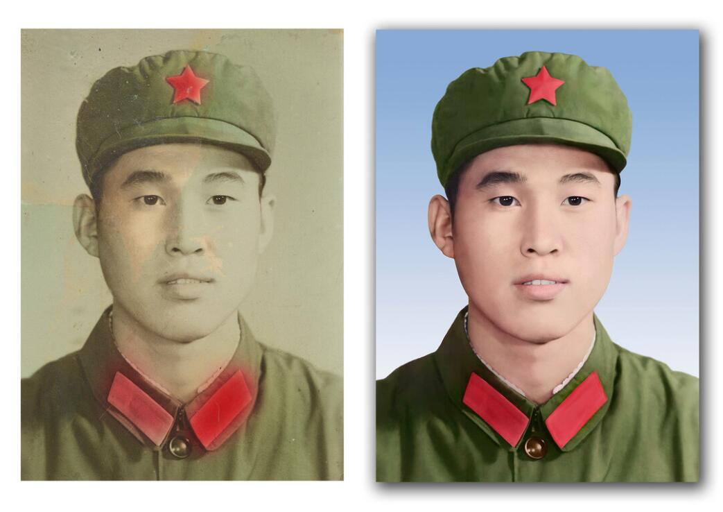 吐鲁番破损照片修复-18